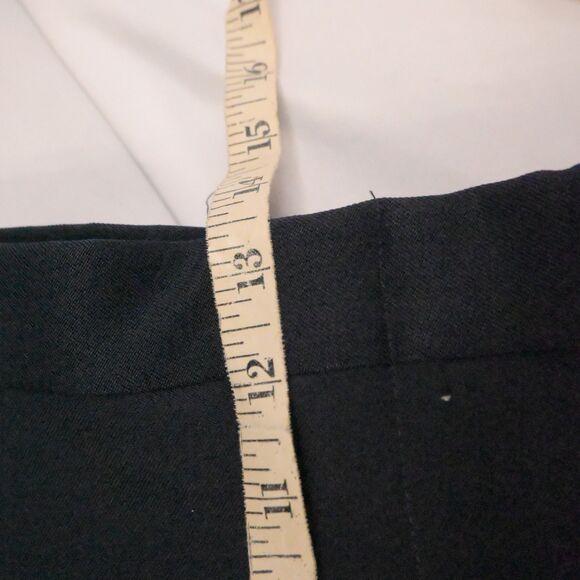 VTG JCPenney Comfort Slacks Mens 42x31 Navy Blue High Rise Dress Pants Trousers - Picture 5 of 6